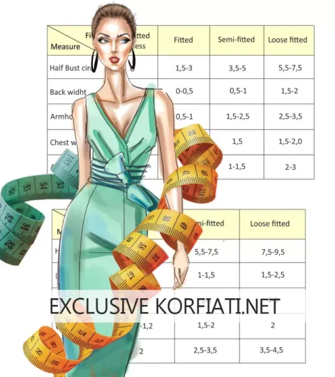 How much ease should a garment have