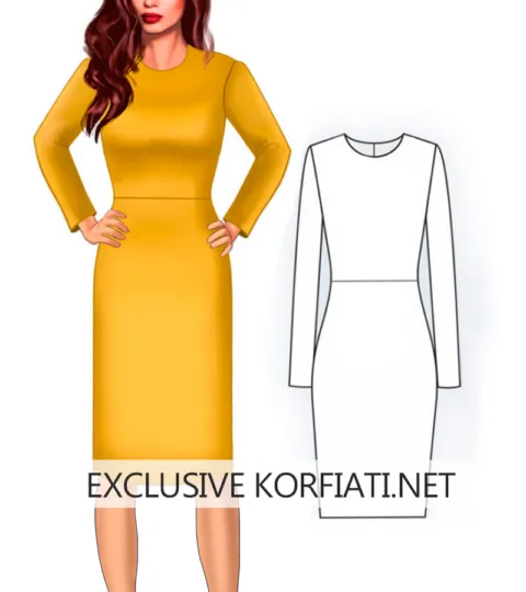 Fitted sleeve pattern