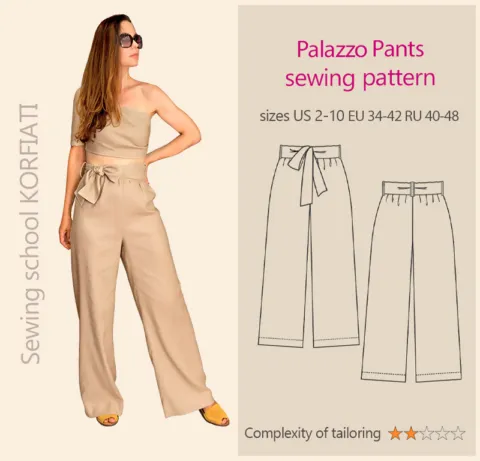 Palazzo Pants Pattern