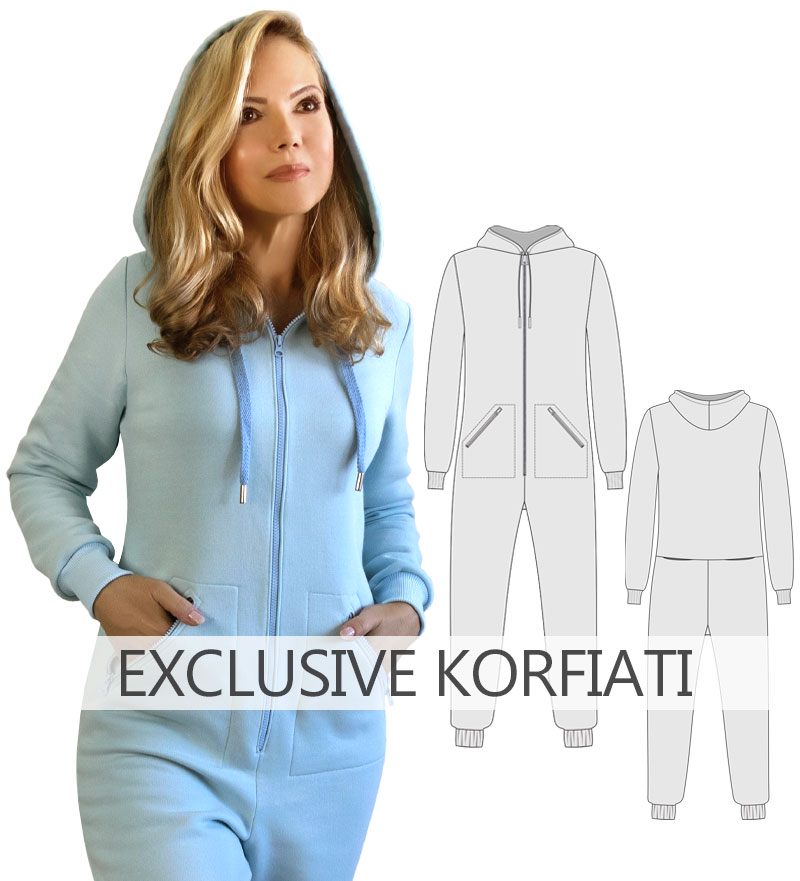 Women's jumpsuit from the footer 