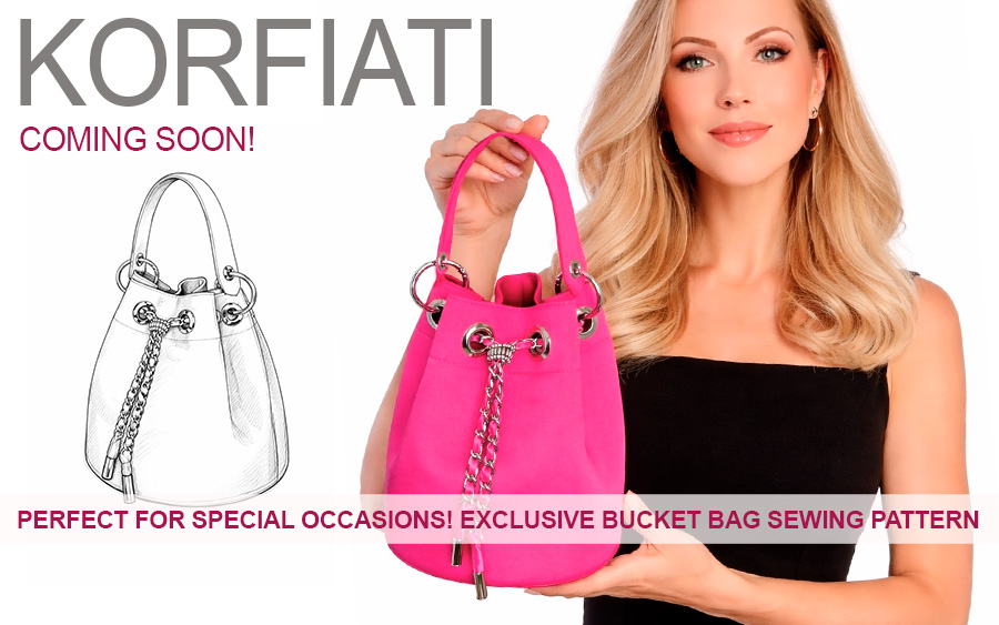 Exclusive Bucket Bag Sewing Pattern (Korfiati)