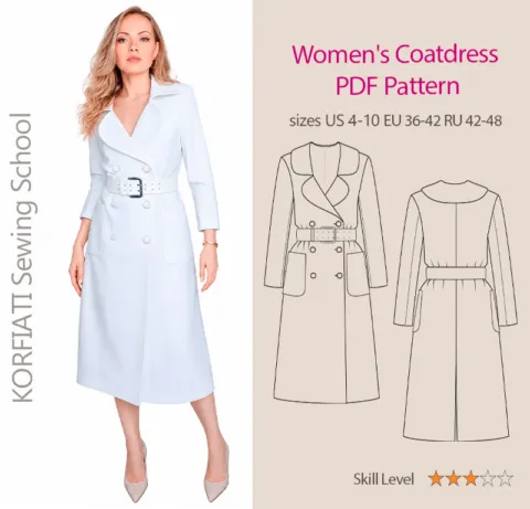 Coatdress Sewing Pattern